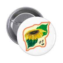 Tournesol Badge Avec Épingle