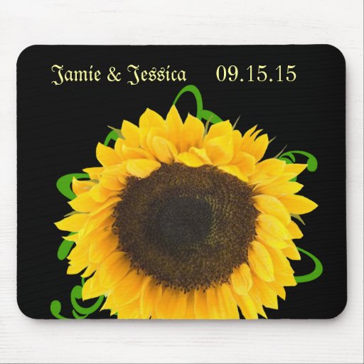 Tournesol vous choisissez la couleur MousePad d'ar Tapis De Souris