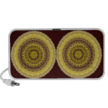 Tournesols abstraits haut-parleurs ordinateur portable