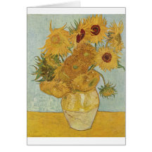 Tournesols de Van Gogh Cartes De Vœux