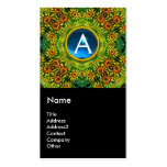 TOURNESOLS ET CAMPAGNE EN TOSCANE, monogramme Cartes De Visite Personnelles