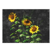 Tournesols Invitation Personnalisable