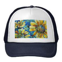 Tournesols, produits de beaux-arts casquettes