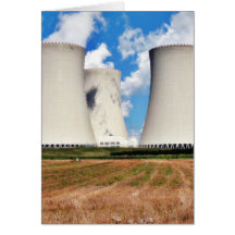 Tours de refroidissement d'une centrale nucléaire carte