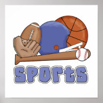 Tous les T-shirts et cadeaux de sports Posters