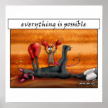 Tout est possible ! Affiche de motivation