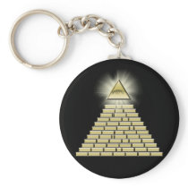 Tout l'oeil voyant Keychain