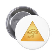 Tout l'oeil voyant/oeil de Horus : Badge Avec Épingle