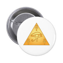 Tout l'oeil voyant/oeil de Horus : Badges Avec Agrafe