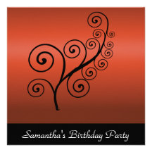Tout rouge d'invitation d'occasion