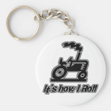 Tracteur de ferme comment je roule porte-clé