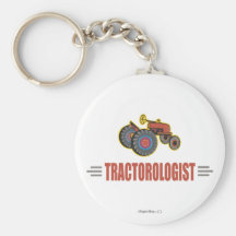 Tracteur drôle porte-clefs