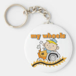 Tracteur mes T-shirts et cadeaux de roues Porte-clefs