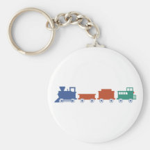 Train chemin de fer train railway porte-clef