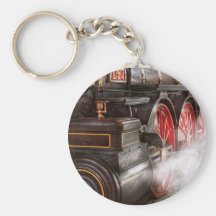 Train - laissez de la vapeur porte-clé