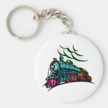 Train Porte-clef