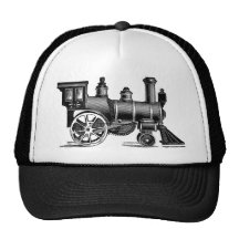 Train vintage casquettes de camionneur