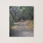 Traînée bordée d'arbres puzzles