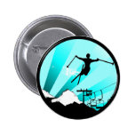 traînée de poudre de ski badges