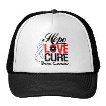 Traitement d'amour d'espoir de cancer de l'os casquettes de camionneur