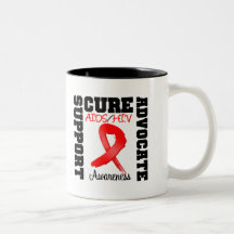 Traitement d'avocat de soutien d'HIV de SIDA Tasse