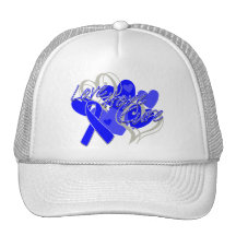 Traitement d'espoir d'amour de cancer du colon casquettes