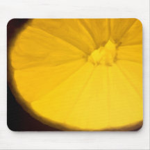 Tranche de citron tapis de souris