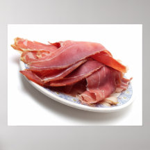 Tranches de jambon affiches