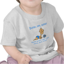 Transitoire réglée de bosse de VolleyChick T-shirts