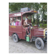 TRANSPORT DE VINAGE CARTE POSTALE