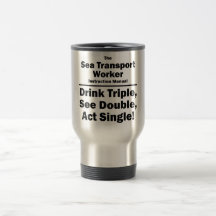 travailleur de transport maritime tasses à café