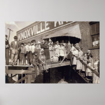 Travaux de tricot de Knoxville, 1910 Poster