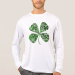 Trèfle infiniment chanceux de 4 feuilles t-shirts