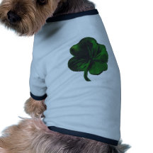 trèfle t-shirt pour chien