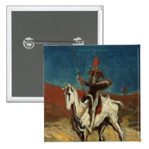 Trek Don Quichot, c.1865-1870 aan Speldbutton