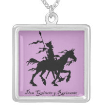 Trek Don Quichot y Rocinante aan Persoonlijke Sieraden