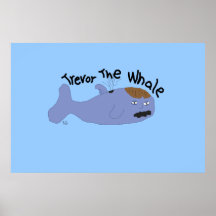 Trevor la baleine affiches