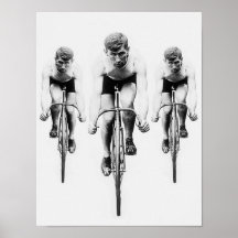 Tri opcDesigns de cycliste Poster