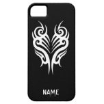 Tribal blanc noir classique élégant simple frais coques iPhone 5 Case-Mate