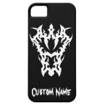 Tribal blanc noir classique élégant simple frais coque Case-Mate iPhone 5