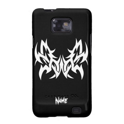 Tribal blanc noir classique élégant simple frais coque samsung galaxy SII