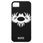 Tribal blanc noir classique élégant simple frais coque iPhone 5 Case-Mate