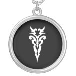 Tribal blanc noir classique élégant simple frais bijouterie
