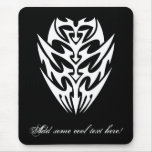 Tribal blanc noir classique élégant simple frais tapis de souris