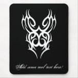 Tribal blanc noir classique élégant simple frais tapis de souris