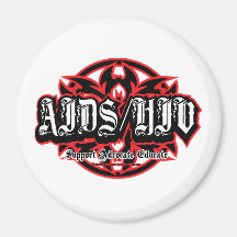 Tribal d'AIDS/HIV Aimants Pour Réfrigérateur