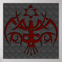 tribal étranger affiche