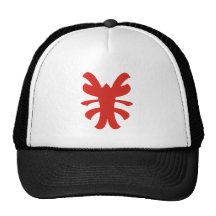 tribal shape décomposent casquette