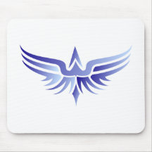 tribal Vogel bird Mousepads