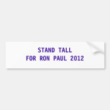 Tribune Lang voor Ron Paul 2012 Bumperstickers